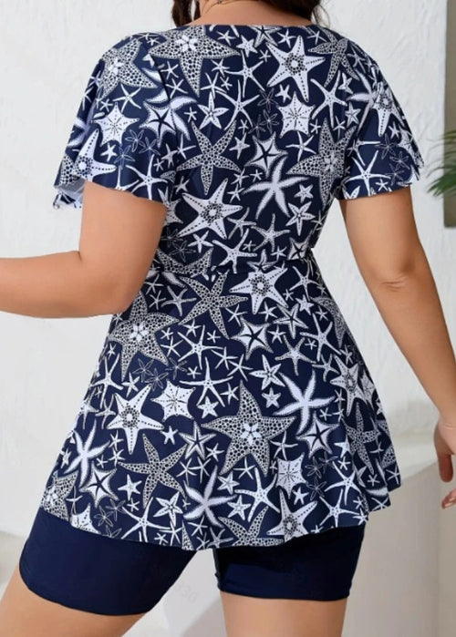 Curve Wave Tankini